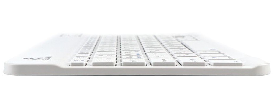 JEQANG JB-330 Wireless BT Ultra Thin Charging Keyboard - White JEQANG JB-330 Wireless BT Ultra Thin Charging Keyboard - White